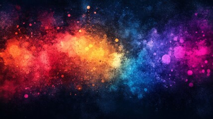 Naklejka premium Vibrant Swirling Color Explosion Abstract Background