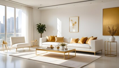 Fototapeta premium interior modern design room 3d