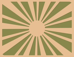 Vector frame.  Layered paper cut. Paper cut out design. Shadow box style. 3D design.
