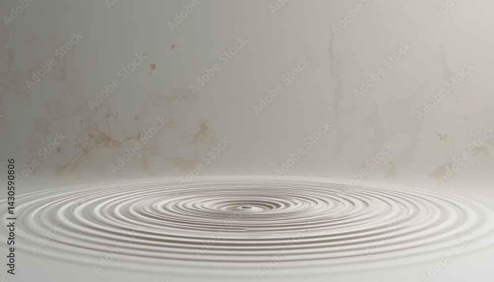 Poster creating ripples in still water a calming visual experience indoor studio abstract photography minim