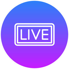 Live Broadcast Icon