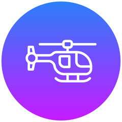 Firefighter Helicopter Icon