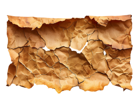 Crumpled Aged Paper Texture. (1)