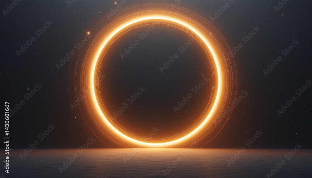 Poster eclipse event outer space digital art cosmic environment close-up view celestial concept