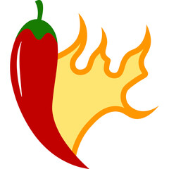 Flaming Chili Icon
