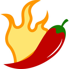 Flaming Chili Icon