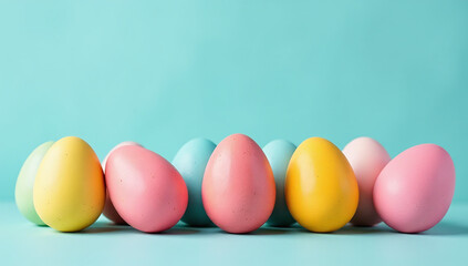 colorful easter egg display adorns room vibrant