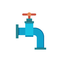 Ablution Faucet isolated on transparent background