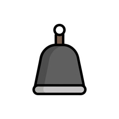 Cowbell isolated on transparent background
