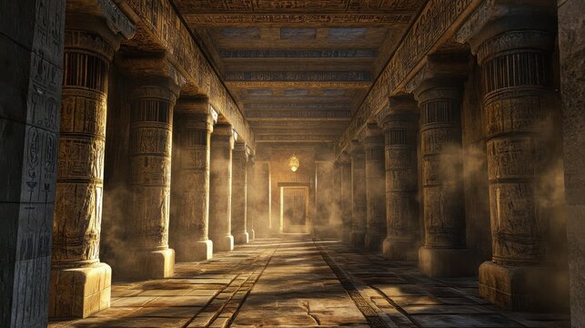 Dendera temple or Temple of Hathor. Egypt. Dendera, Denderah, is a small town in Egypt. Dendera Temple complex, one of the best-preserved temple sites from ancient Upper Egypt.