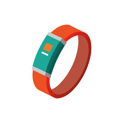 Security Wristband Scanner isolated on transparent background