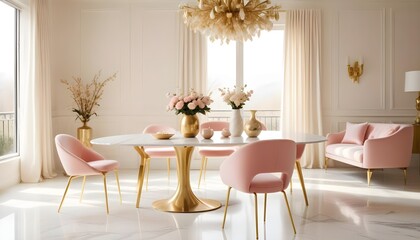 interior modern design room 3d