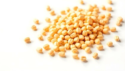 buckwheat isolated on white background