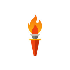 Victory Torch isolated on transparent background