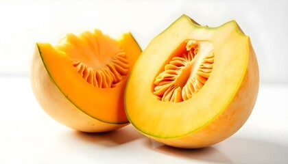 melon on isolated on white background