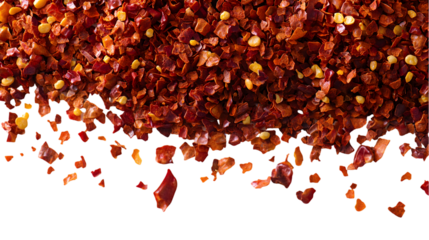 Crushed Red Peppers with Spice, and Food.