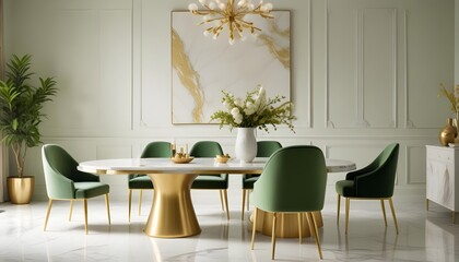 interior modern design room 3d