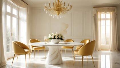 interior modern design room 3d