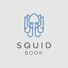 Octopus Logo Design minimalist Template Inspiration