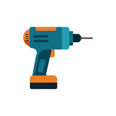 Power Drill isolated on transparent background