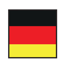 Obraz premium Germany flag icon.vector image