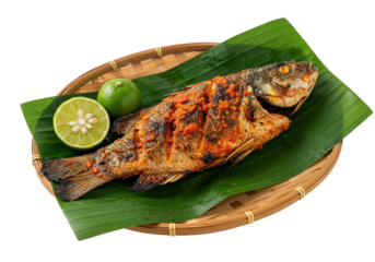 Ikan Bakar Grilled Fish with Sambal