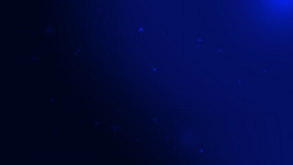 Elegant Deep Blue Gradient Background with Soft Glowing Particles for Futuristic Design