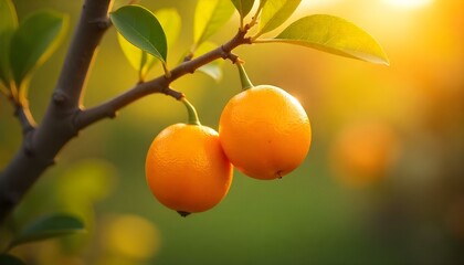 ripe kumquat fruit