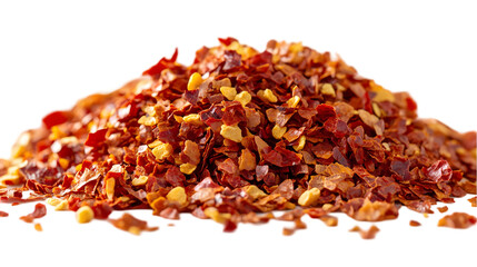 Dried Chili Flakes Spice Heap.