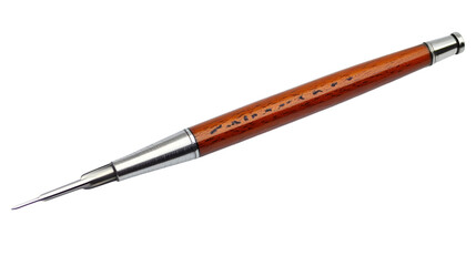 Naklejka premium Elegant Wood Pen with Closeup Shot.
