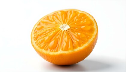 Orange fruit isolated on white background