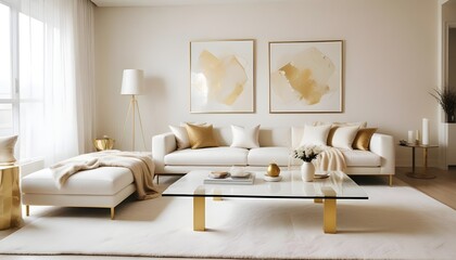 interior modern design room 3d