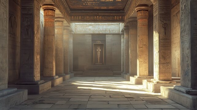 Dendera temple or Temple of Hathor. Egypt. Dendera, Denderah, is a small town in Egypt. Dendera Temple complex, one of the best-preserved temple sites from ancient Upper Egypt.
