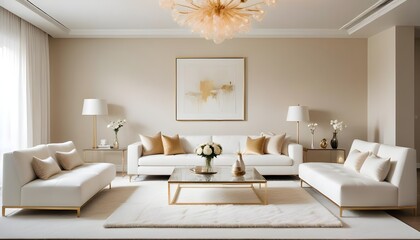 interior modern design room 3d