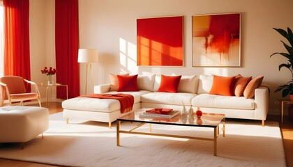 Fototapeta premium interior modern design room 3d