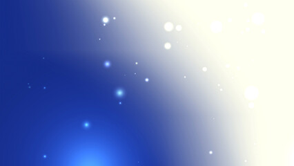 Gradient blue and white background with white dots 