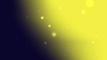 Dark blue to light yellow gradient with small white circles 