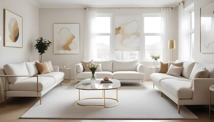 interior modern design room 3d