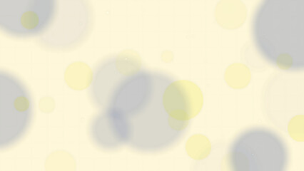 Soft Abstract Bokeh Background With Yellow And Gray Blurred Circles  