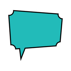 Speech Bubble Vector Illustration with Cartoon Design. 