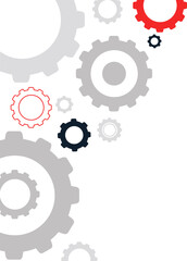 Minimalist Gears background