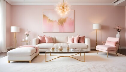 interior modern design room 3d