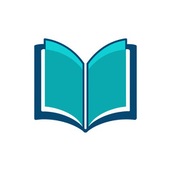Open Book Icon isolated on transparent background
