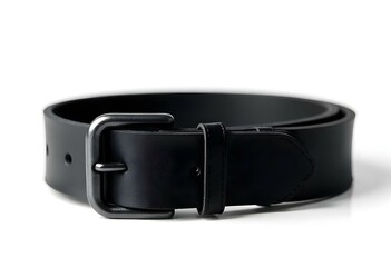 leather belt isolated on a white background