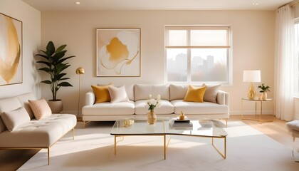 interior modern design room 3d