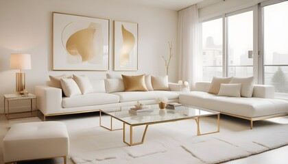 Fototapeta premium interior modern design room 3d