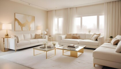interior modern design room 3d
