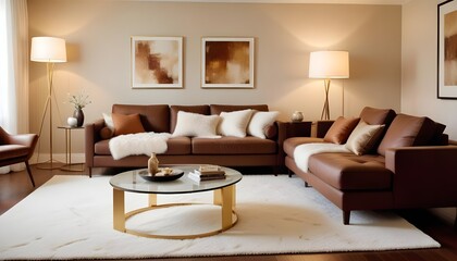 interior modern design room 3d