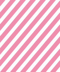 Pink candy diagonal seamless striped pattern. Wallpaper and background.