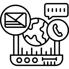 Channel Icon Vector Element